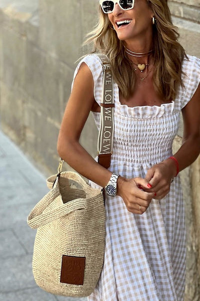 Breezy Beige Maxi Sundress