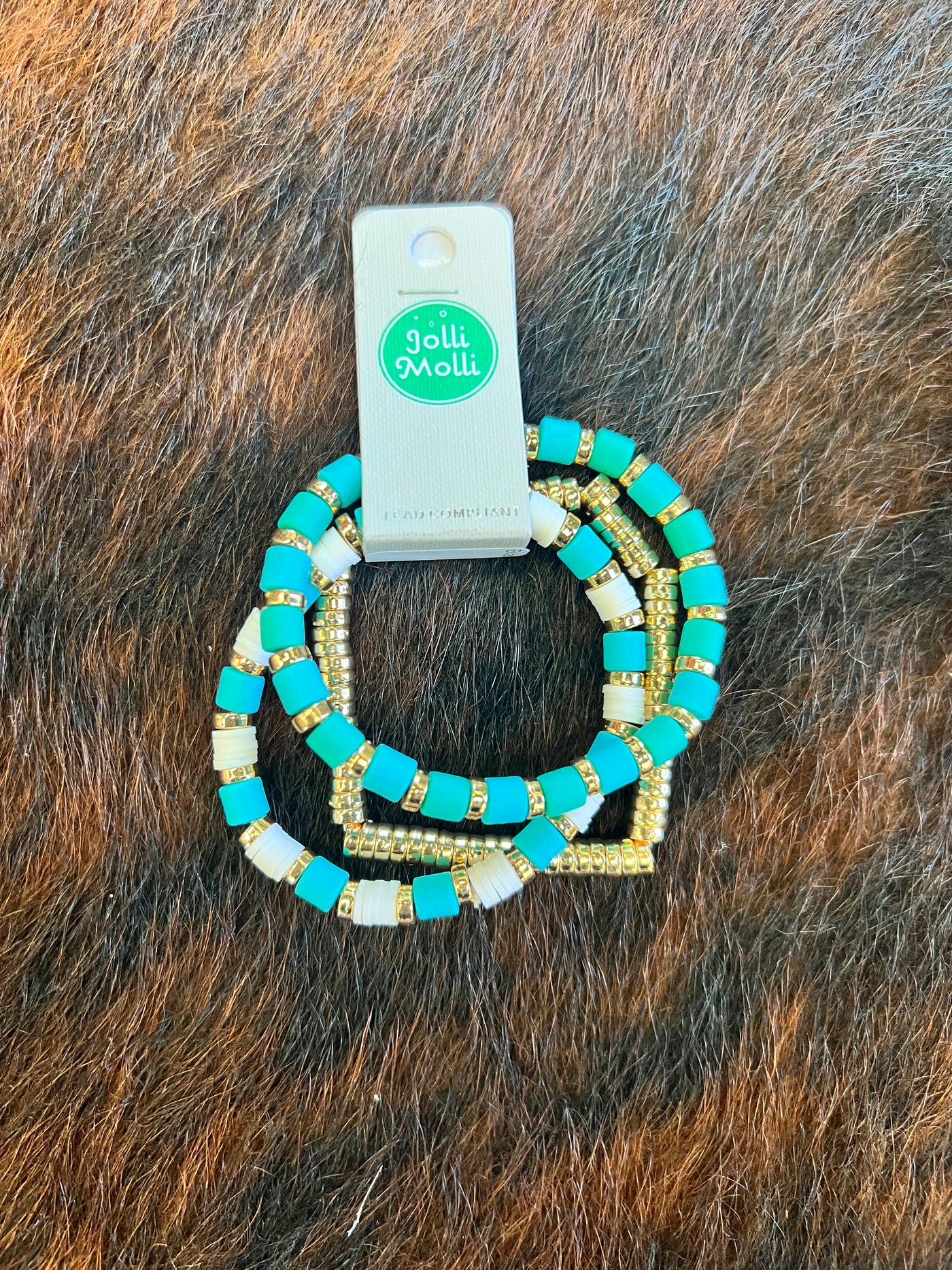 Here for You Turquoise Beaded Bracelet Set