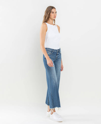 Vervet Styling Cropped Wide Leg Jeans