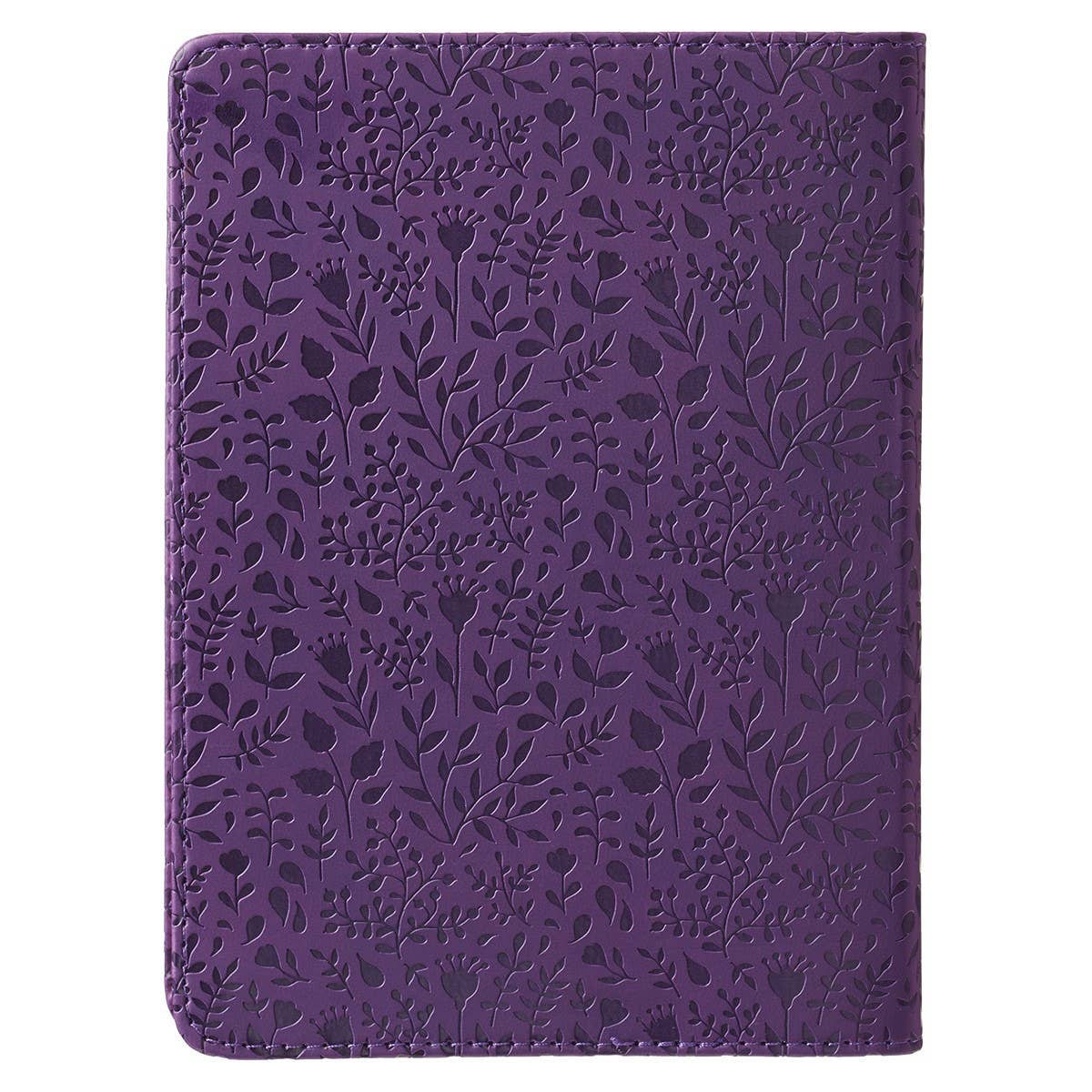 I Can Do All This Purple Faux Leather Journal