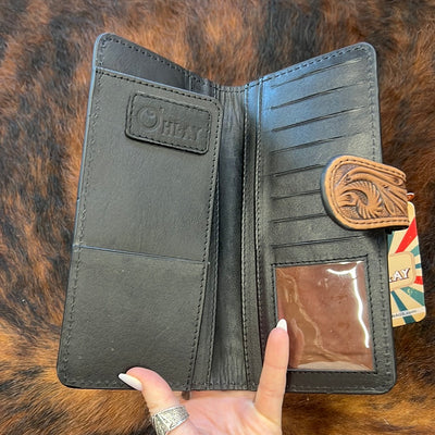 Tooled Button Cutie Wallet