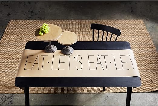 Let's Eat Kraft Paper Table Runner