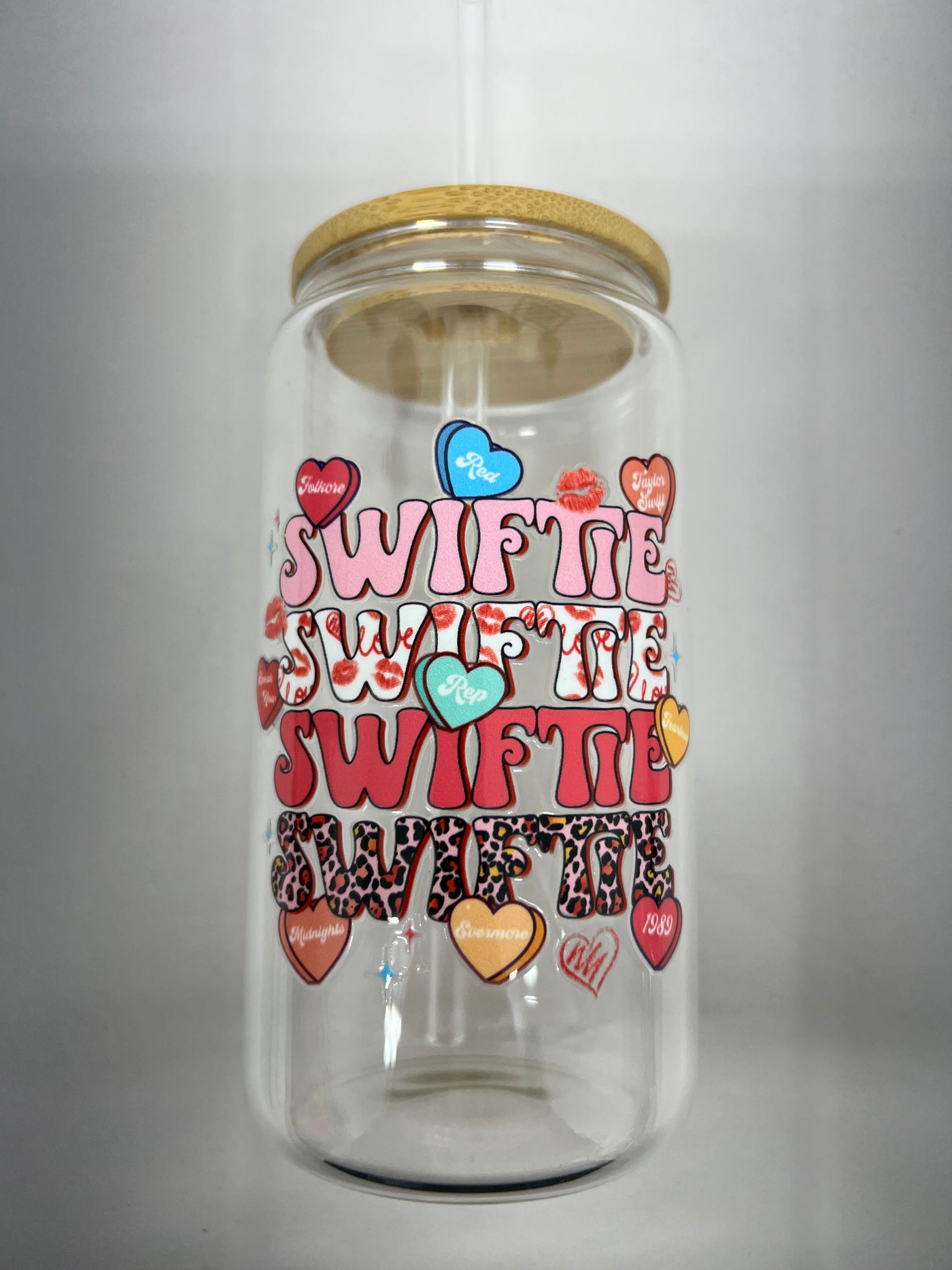 Swiftie Love Glass Tumbler