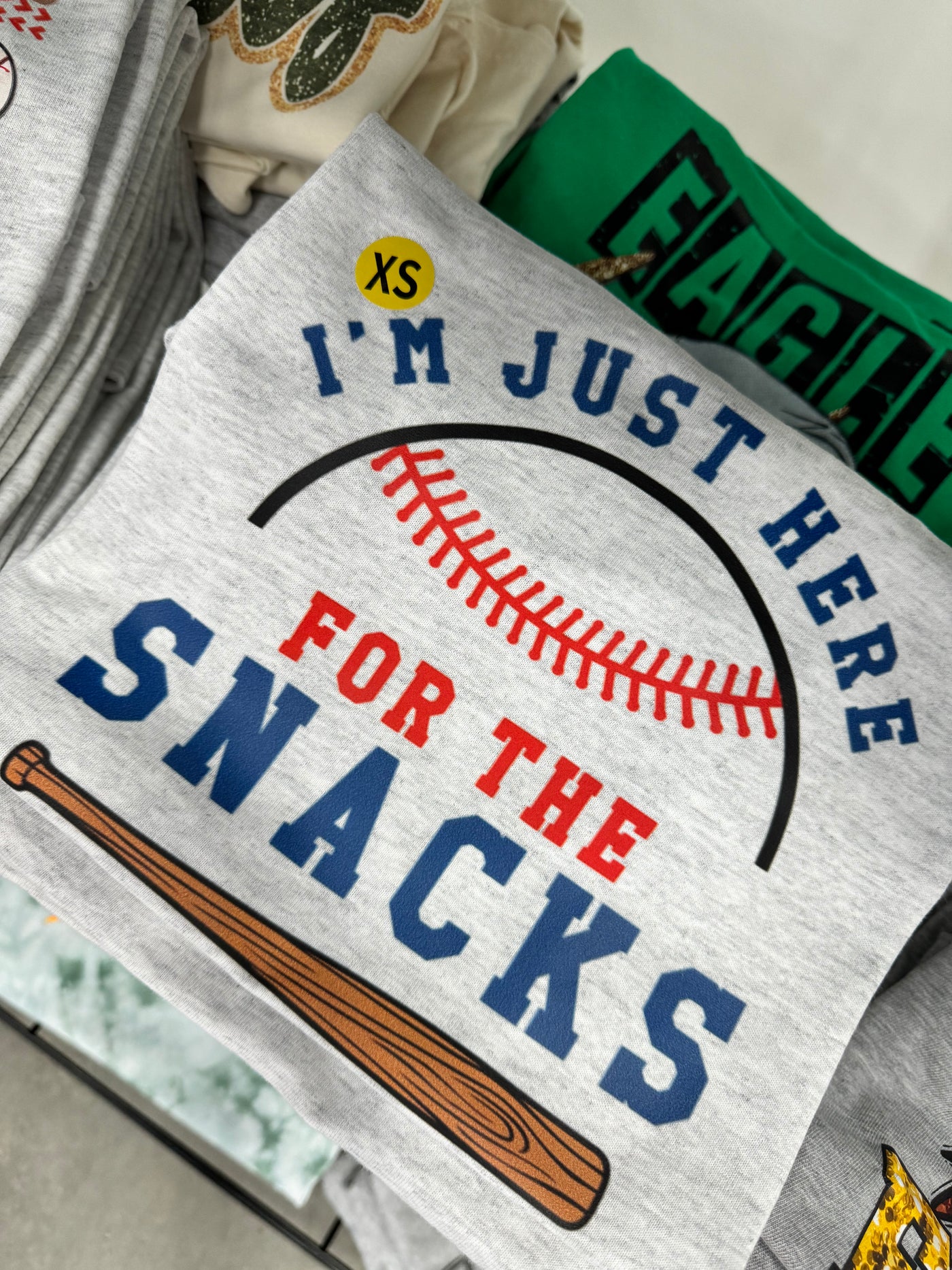 I’m Just Here For The Snacks Tee-Youth