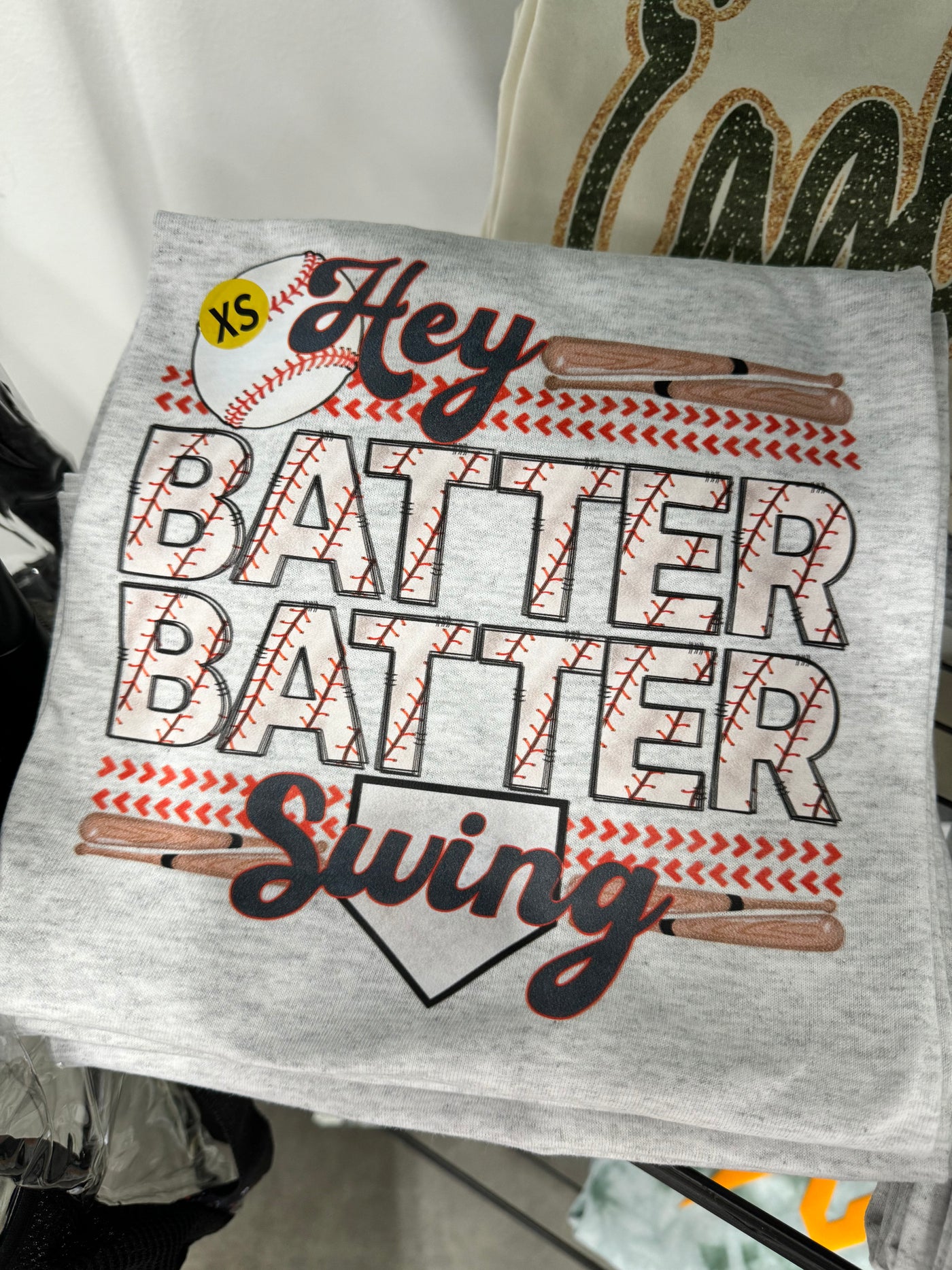 Hey Batter Batter Baseball Tee - Youth