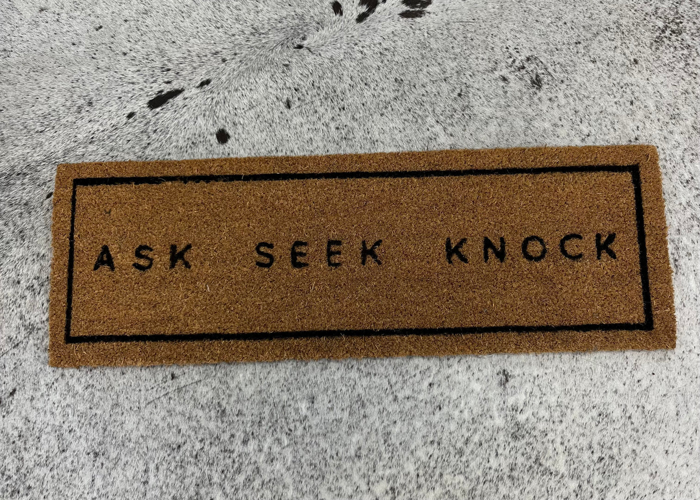 Ask * Seek * Knock Doormat