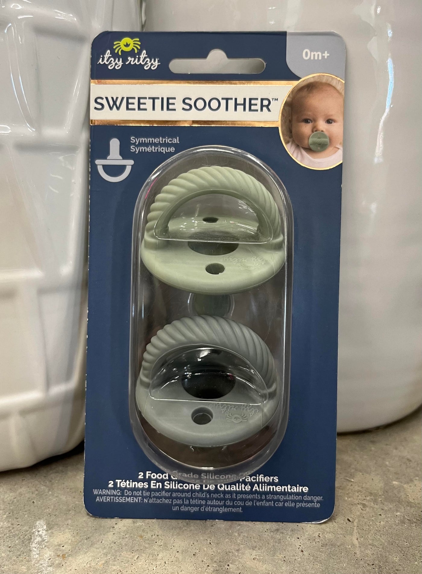 Itzy Ritzy - Sweetie Soother™ Pacifier Sets (2-pack)- agave cactus