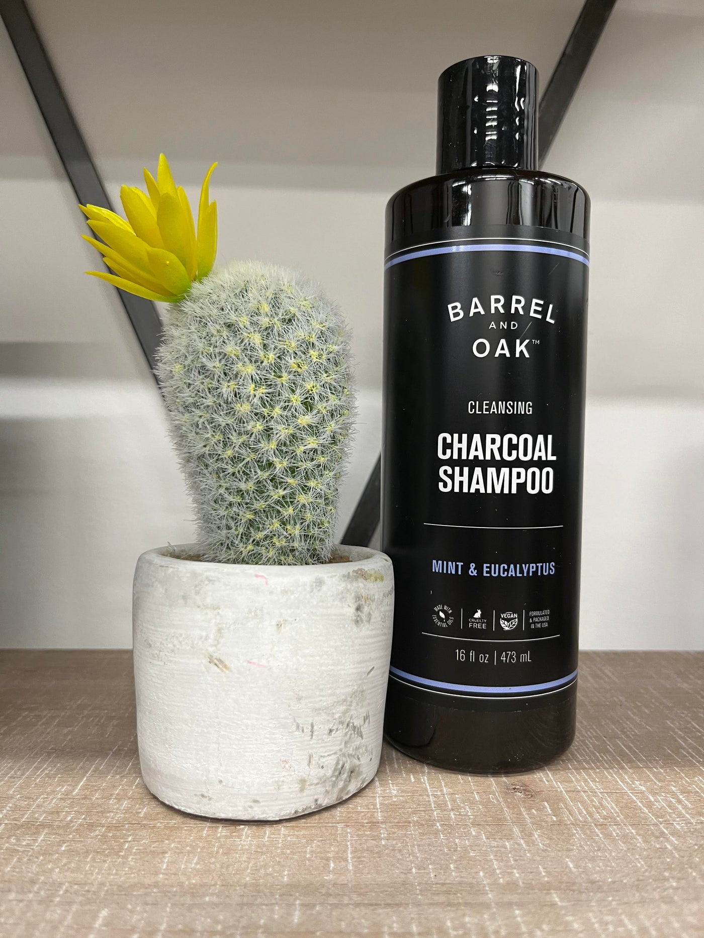Cleansing Charcoal Shampoo-Mint & Eucalyptus 16 oz