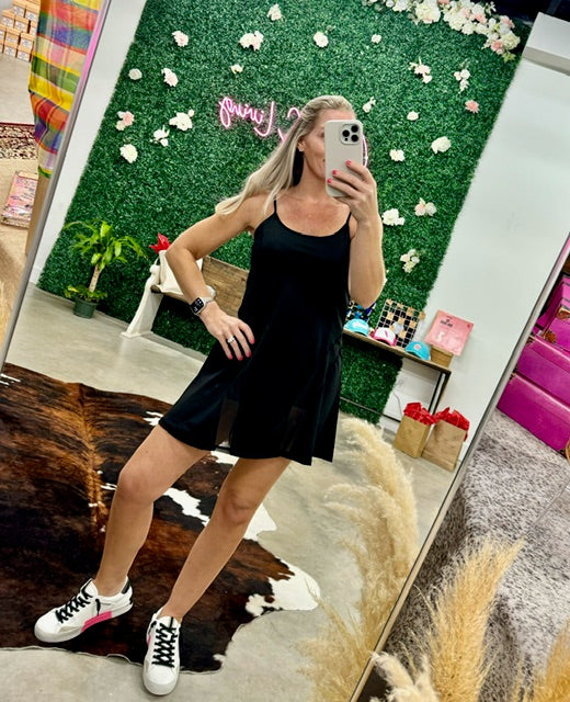 On the Go Active Dress- black