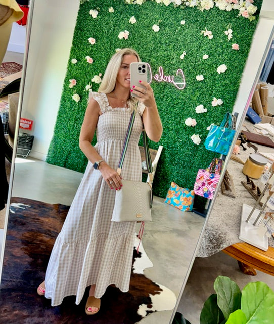 Breezy Beige Maxi Sundress