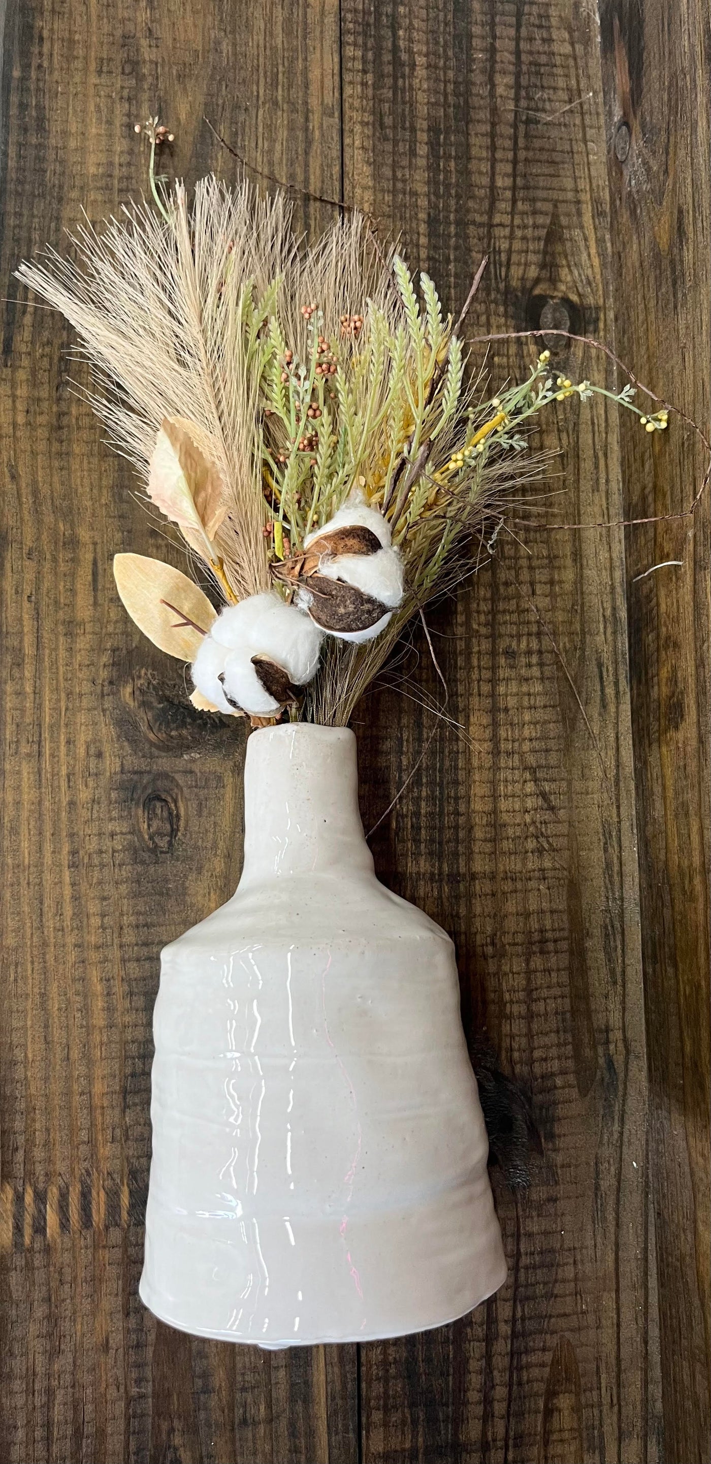 Medium Organic Ivory Vase