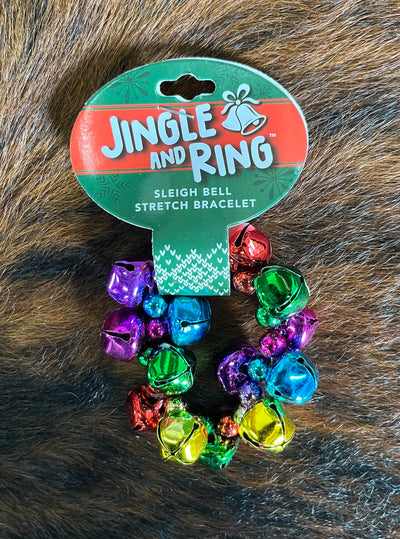 Jingle and Ring Sleigh Bell Stretch Bracelet