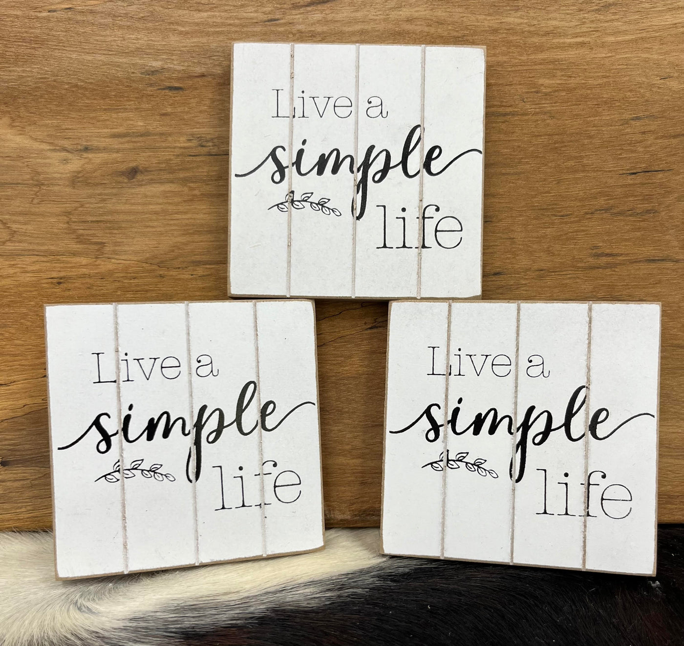 A Simple Life Block Sign