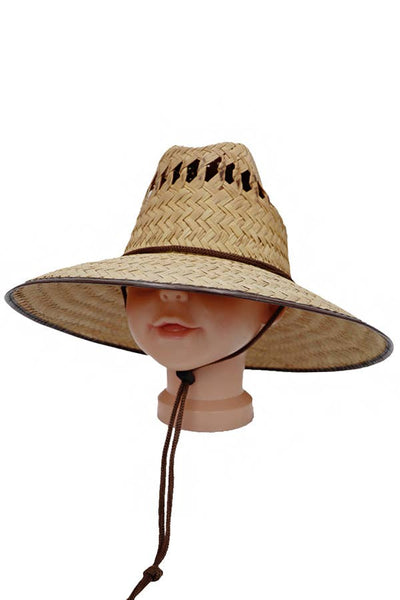 Youth Eagles Patch Lifeguard Straw Hat