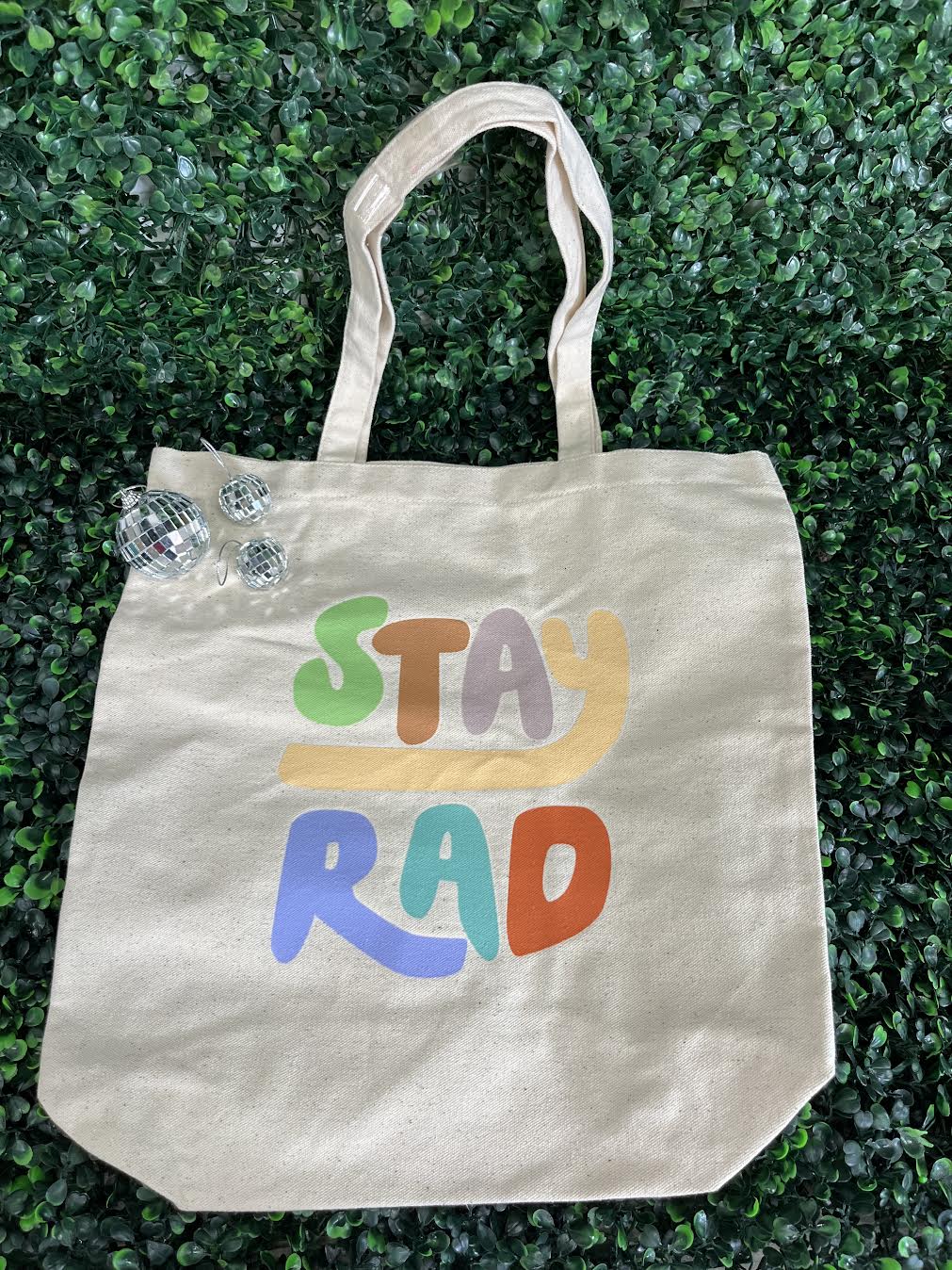 Always "Stay Rad" Tote Bag