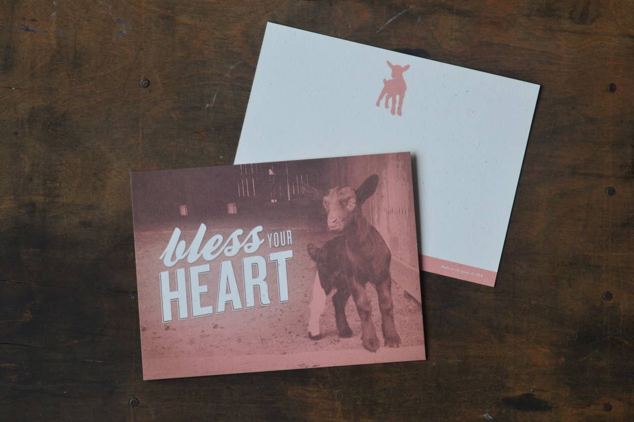 Bless Your Heart - Greeting Card
