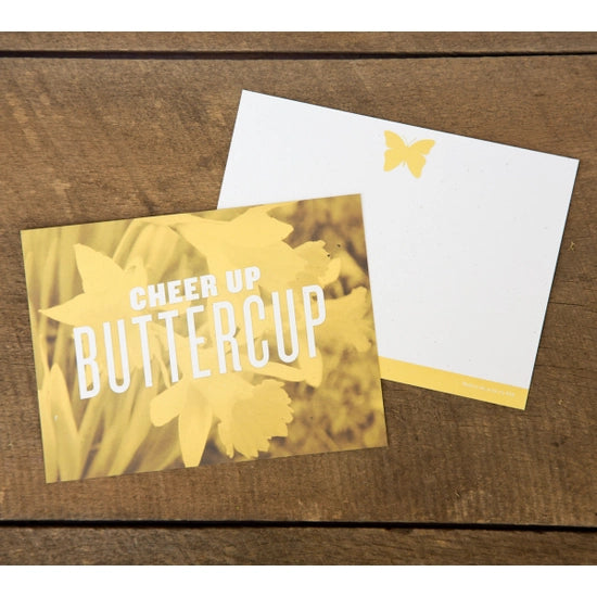 Cheer Up Buttercup - Greeting Card