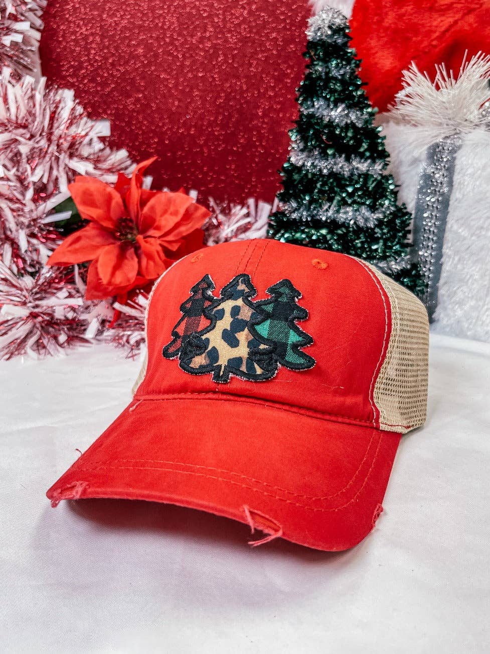 Christmas Tree Patch Hat