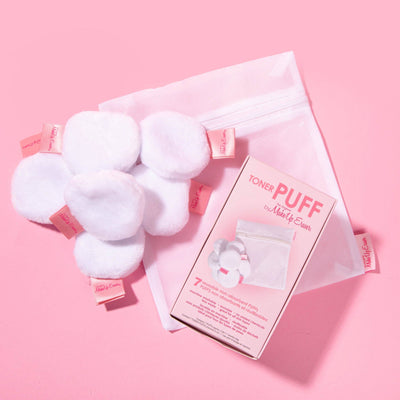 MakeUp Eraser - Toner Puff 7 Pack - Bye bye cotton rounds forever!
