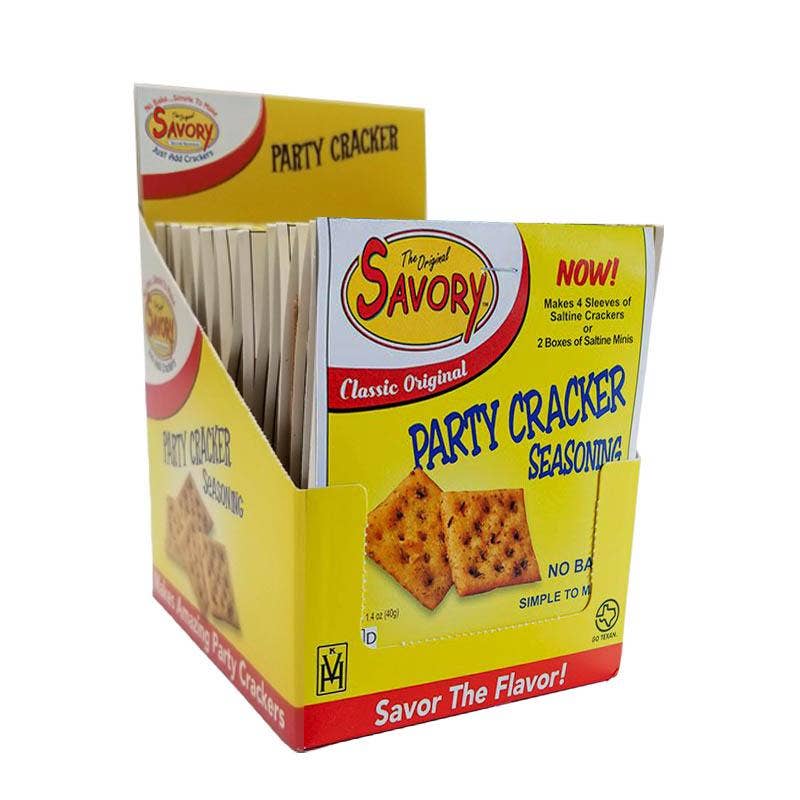 Savory Seasoning Party Crackers Set- 3 flavors