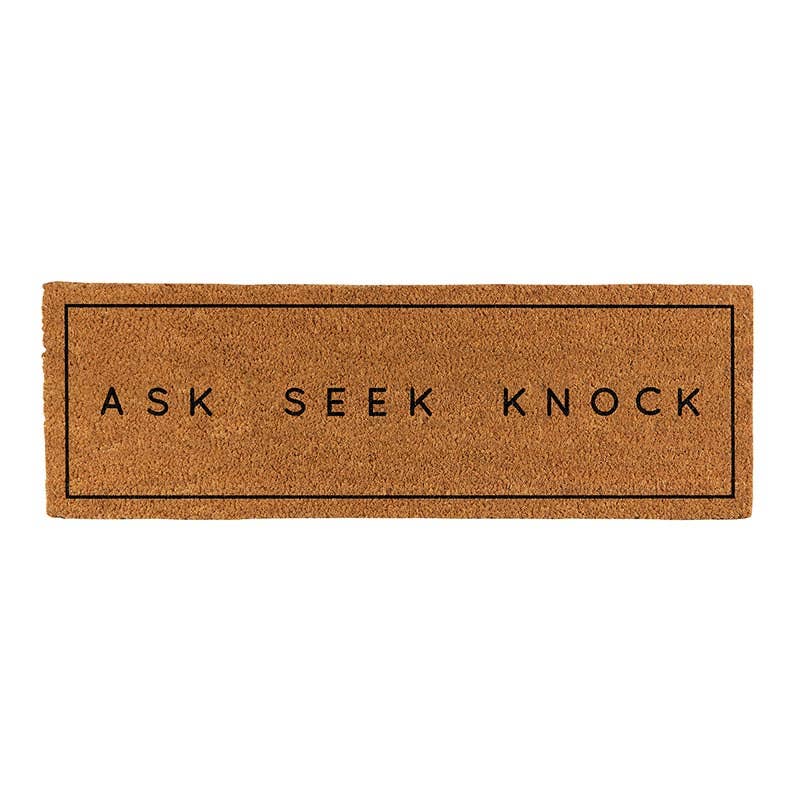 Ask * Seek * Knock Doormat