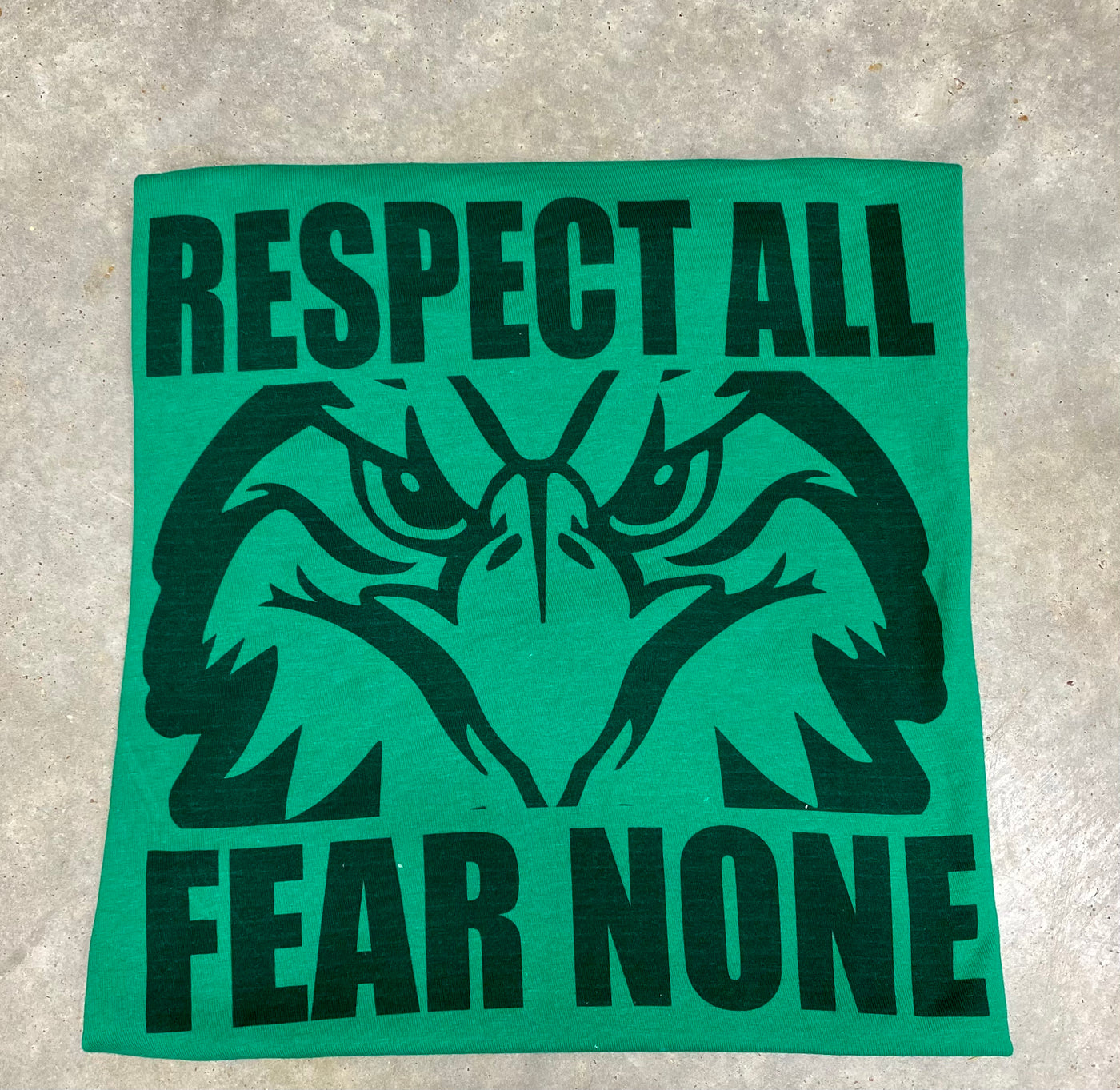 Respect All Fear None Eagles Tee- kids