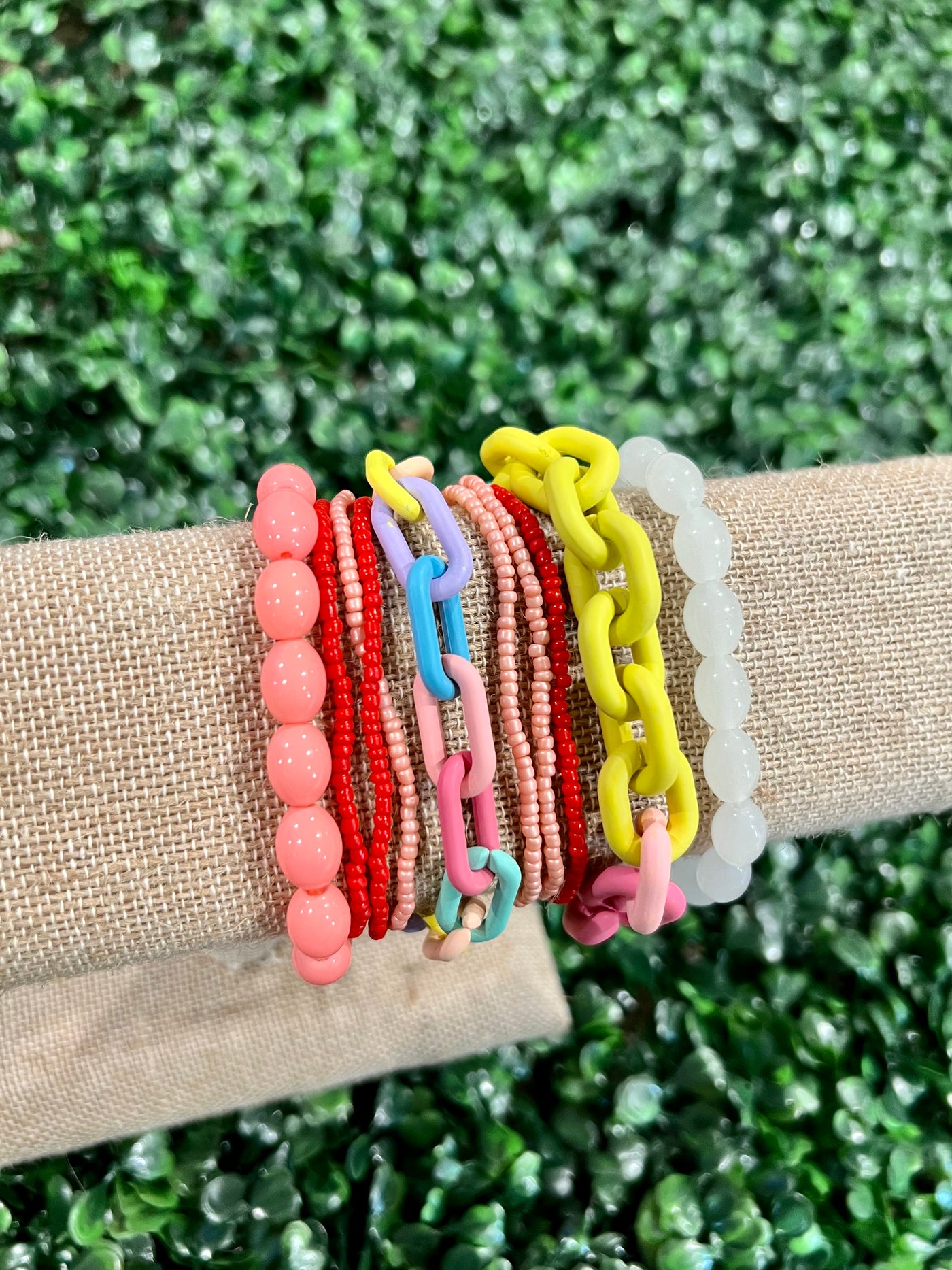 Vibrant Chain Bracelet Set